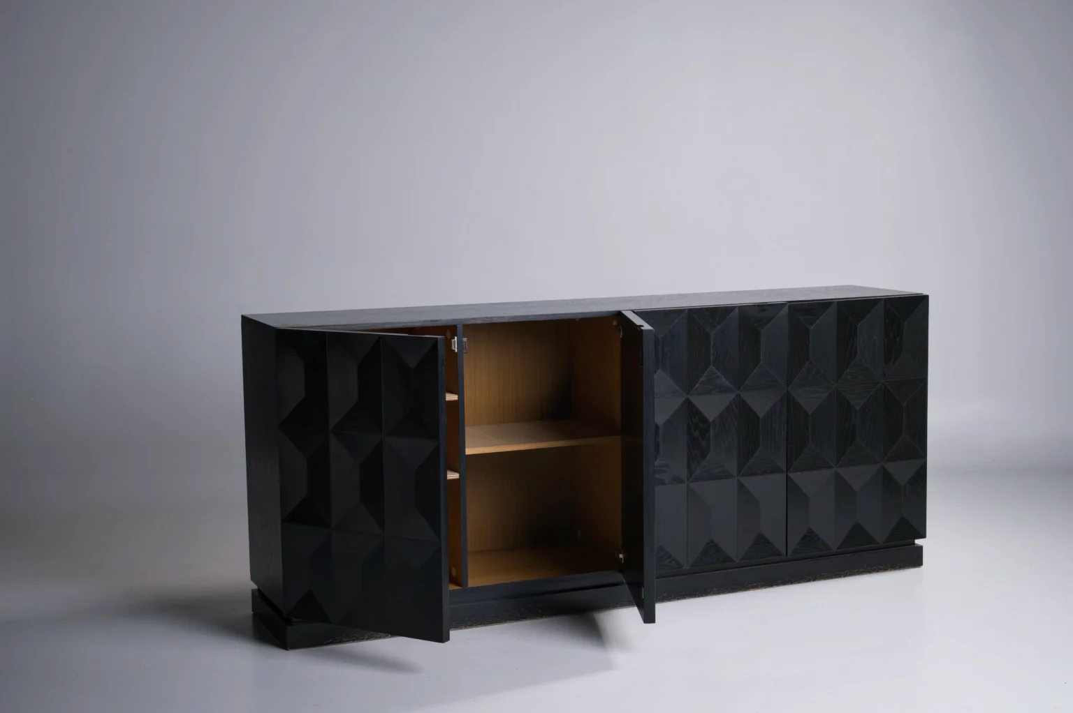 Defour Black Diamond Sideboard Brutalist Belgium