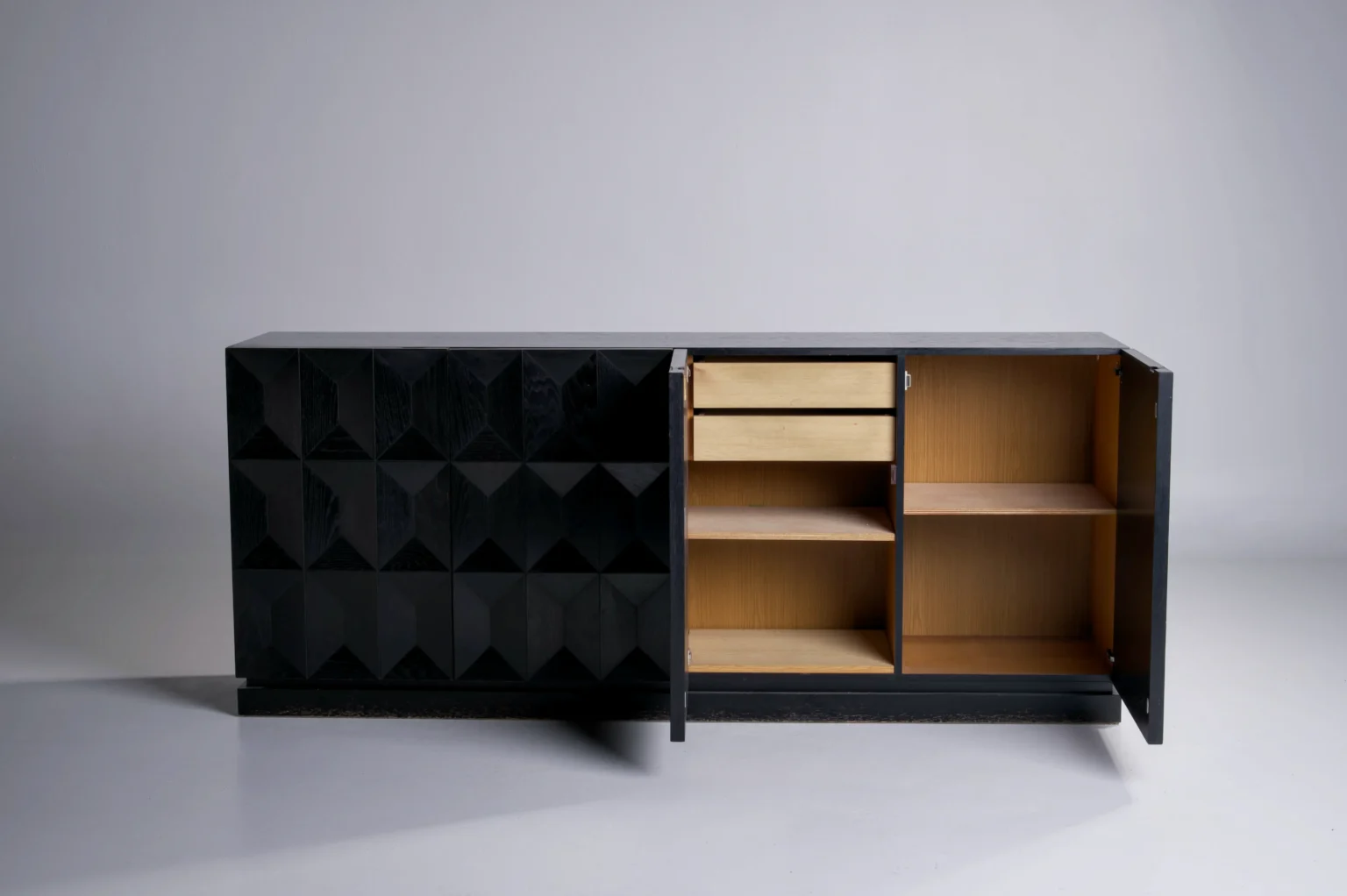 Defour Black Diamond Sideboard Brutalist Belgium