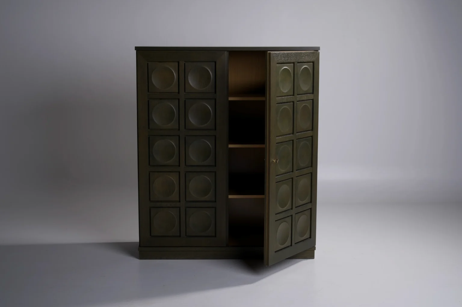Studio Menzèl - Gerhard Bartels Green Brutalist Bar Cabinet Germany