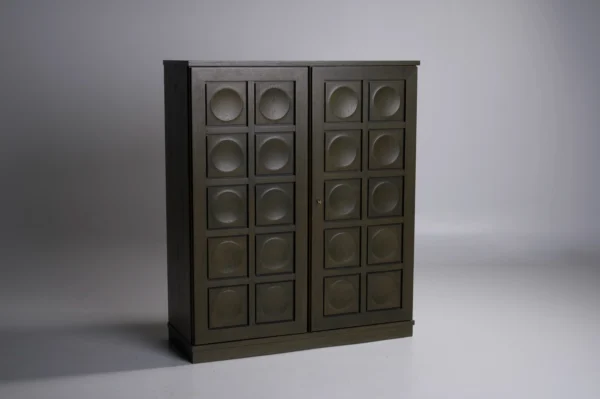 Studio Menzèl - Gerhard Bartels Green Brutalist Bar Cabinet Germany