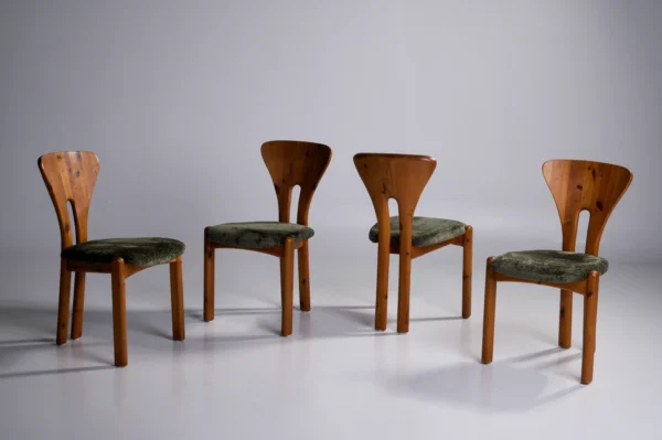 Studio Menzel - Brutalist Pine Dining Chairs