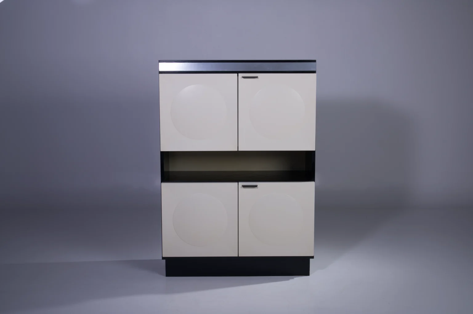 Brutalist Cabinet Black And White