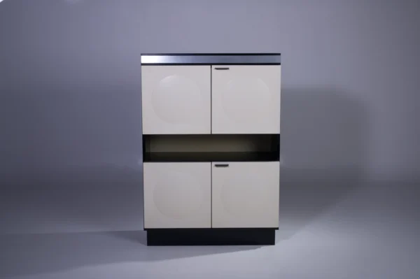 Brutalist Cabinet Black And White