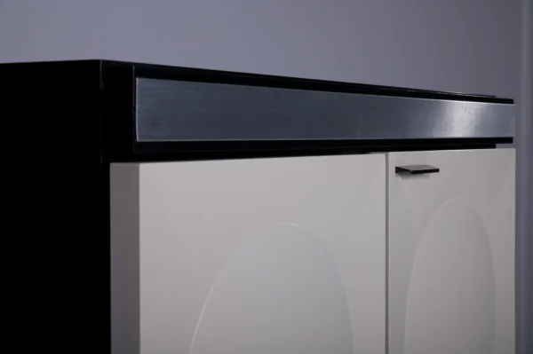 Brutalist Highboard Black And White