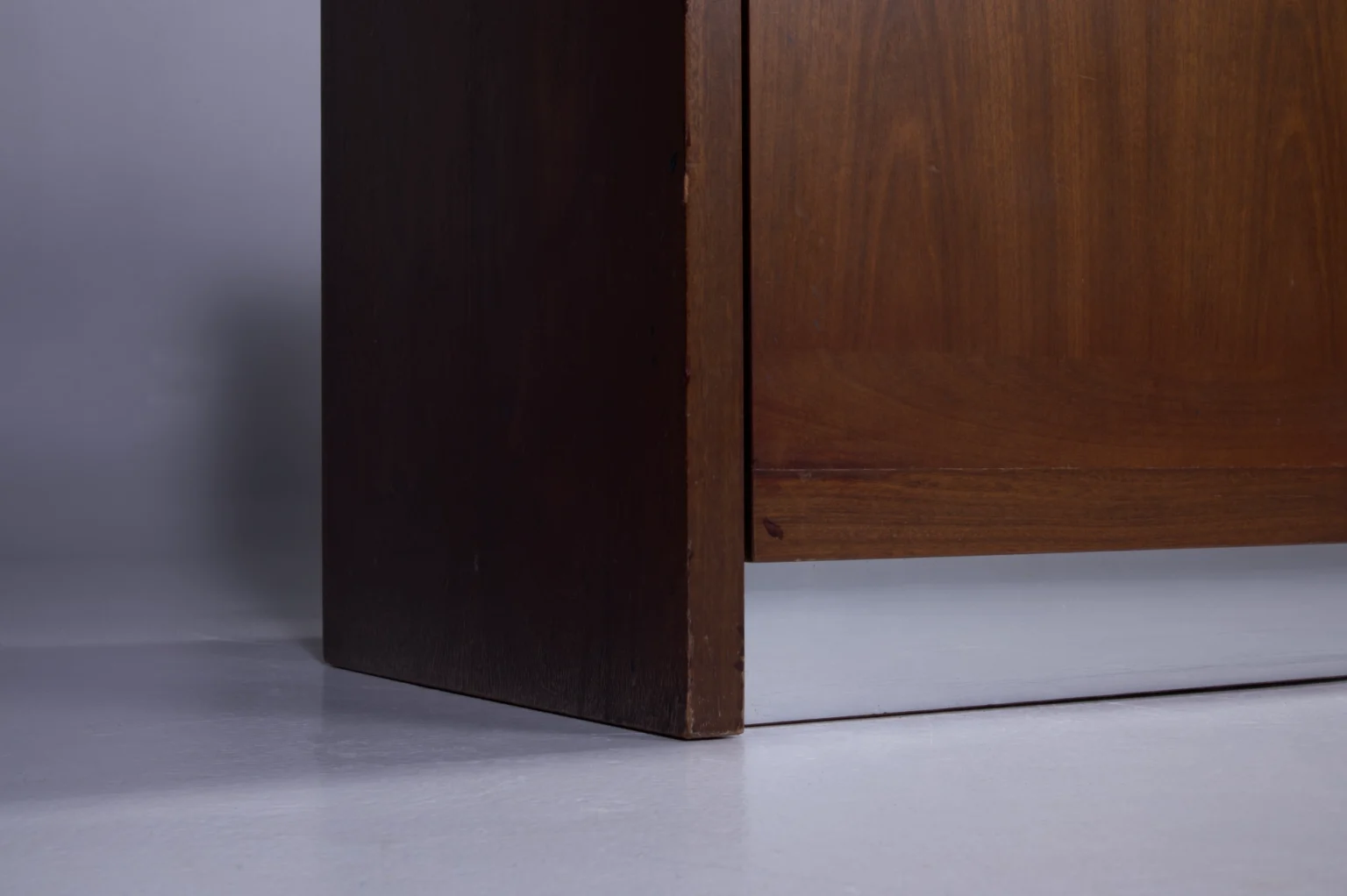 Brutalist Mahogany Cabinet