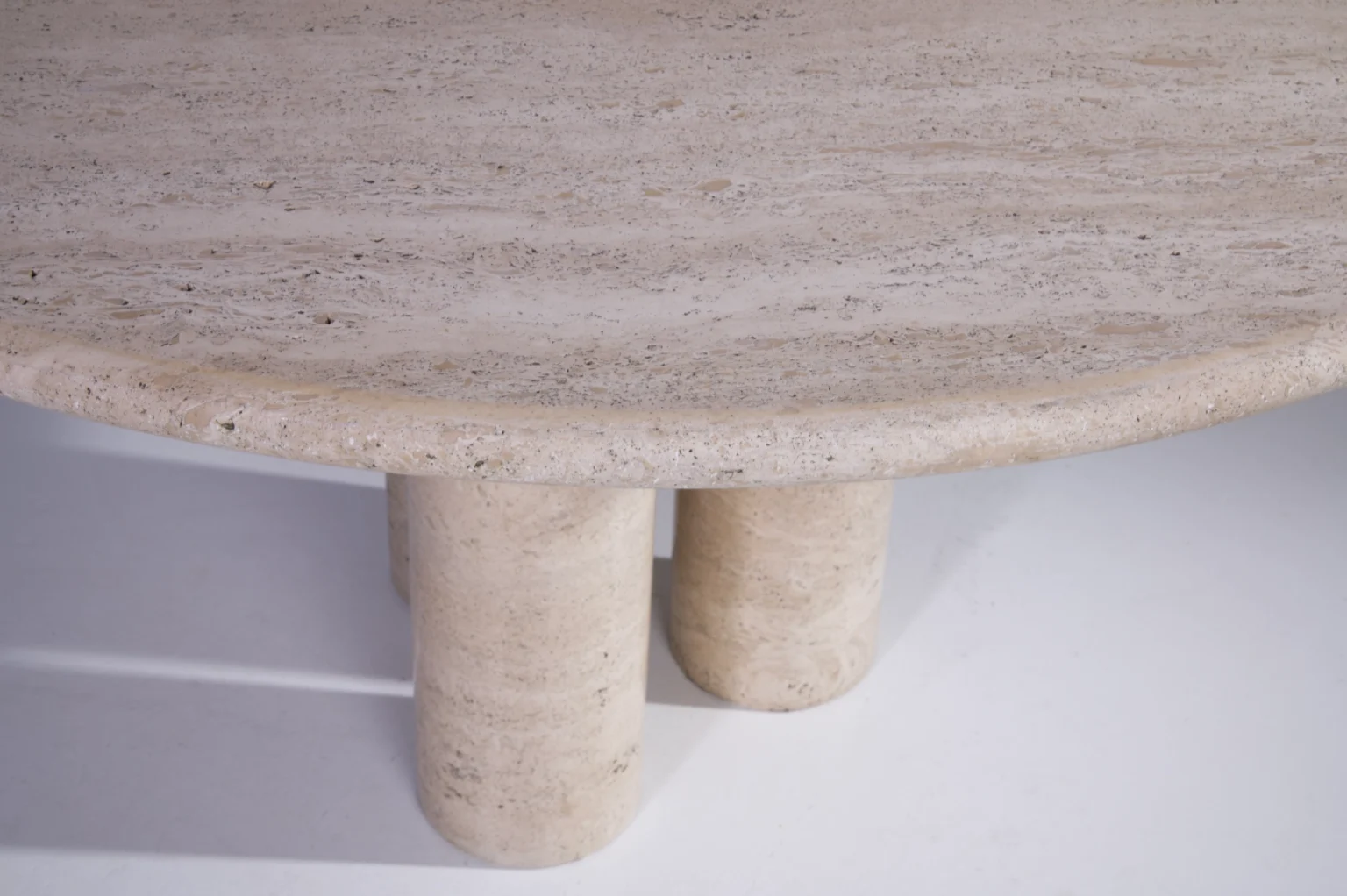 Mario Belinni Colonnato Style Travertine Table
