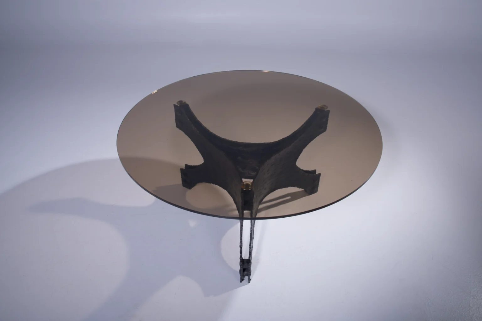 Brutalist Coffee Table Glass