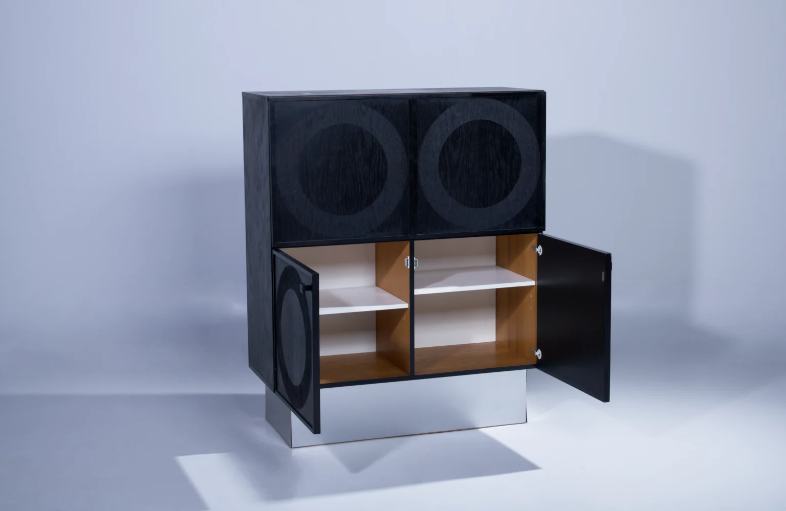 Brutalist Bar Cabinet Doors