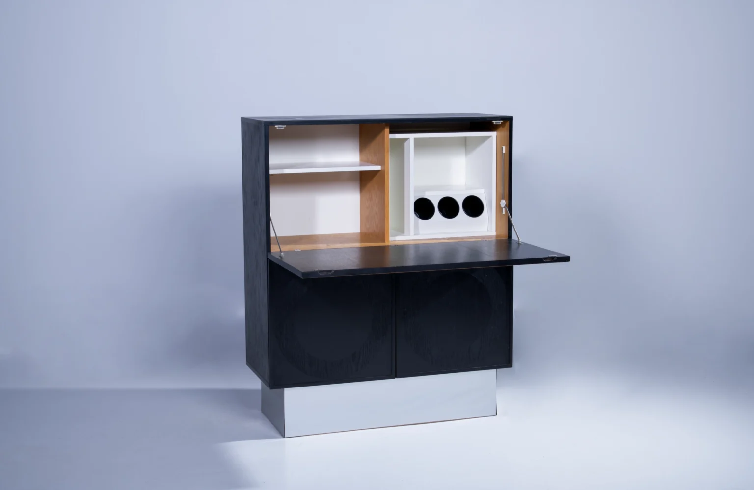 Brutalist Bar Cabinet