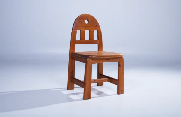 Brutalist Dining Chair Wasa Mobel