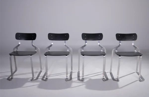 Set of 4 Uum design chairs