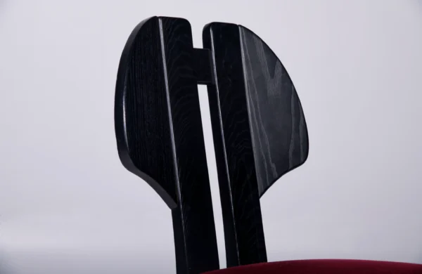Black Brutalist Dining Chairs
