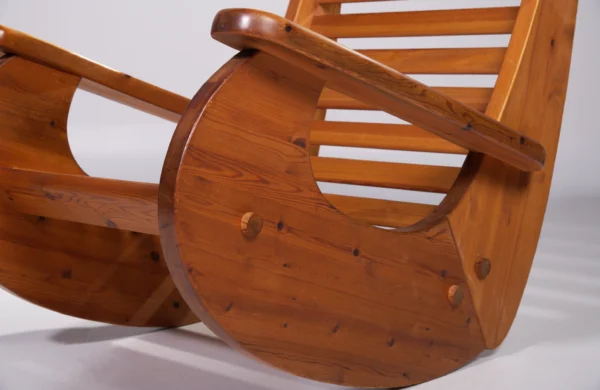 Pine Rocking Chairs by Wasa, 1970s