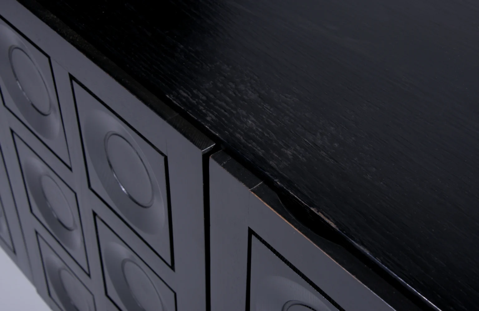 Brutalist Sideboard Black