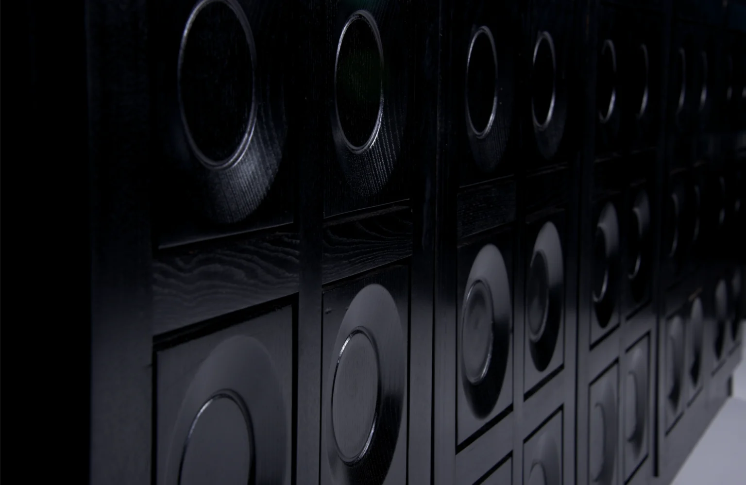 Brutalist Sideboard Black