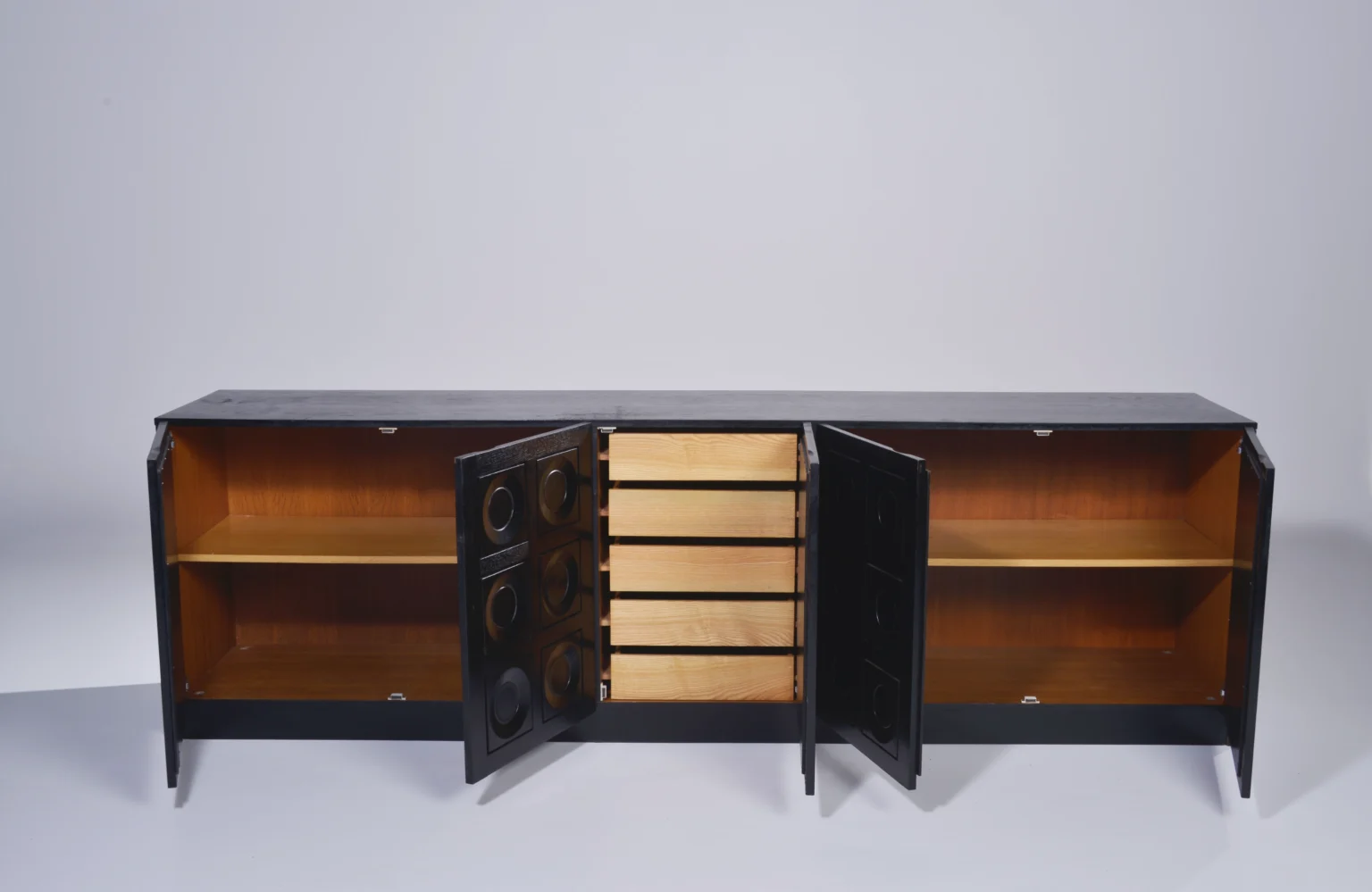 Brutalist Sideboard Black