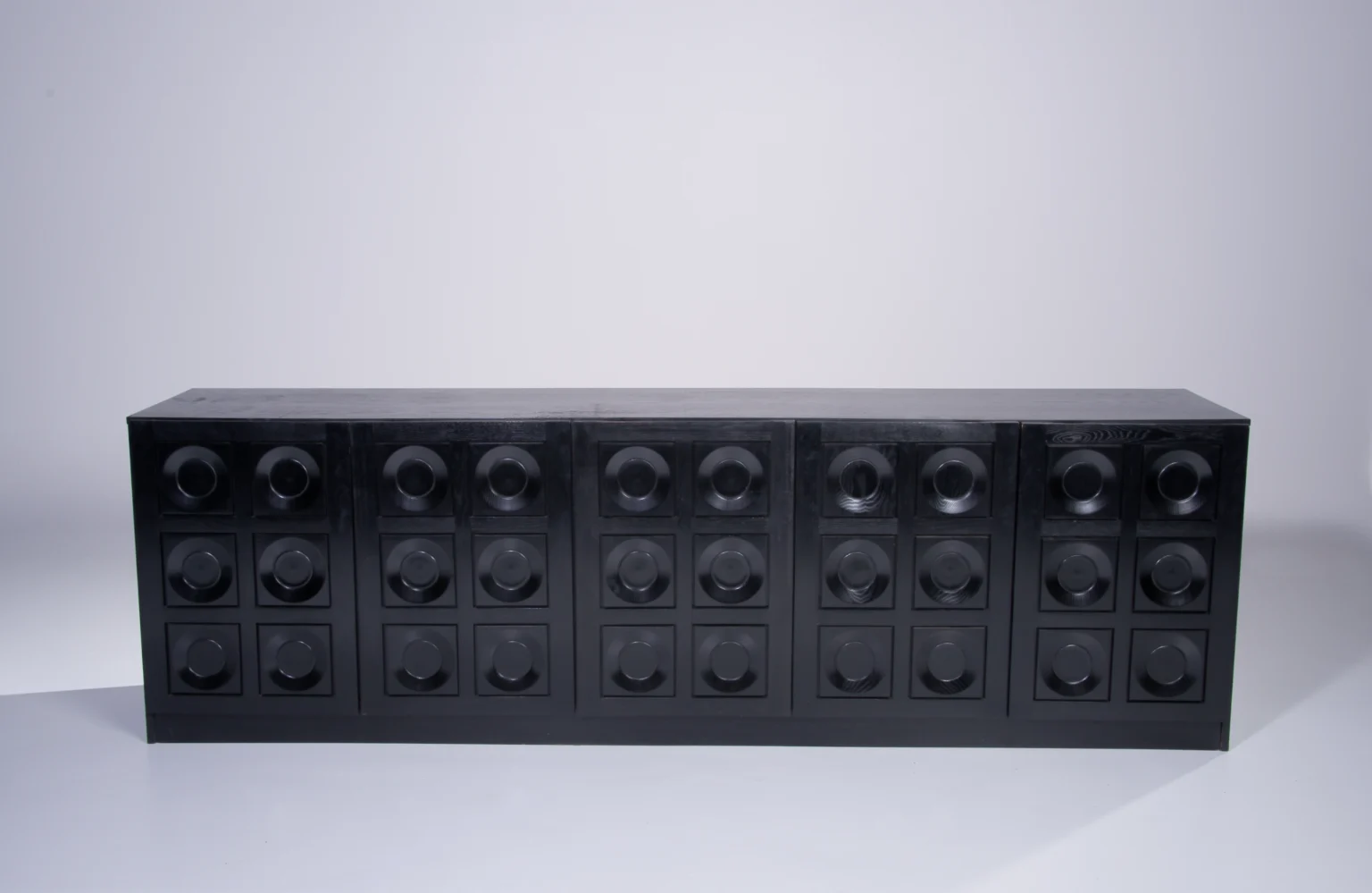 Brutalist Sideboard Black