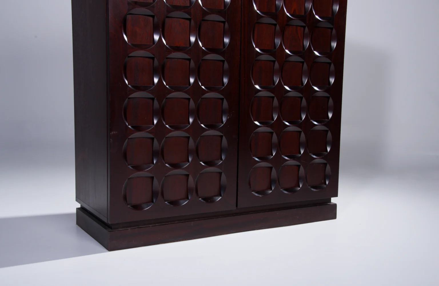Mahogany Brutalist Barcabinet