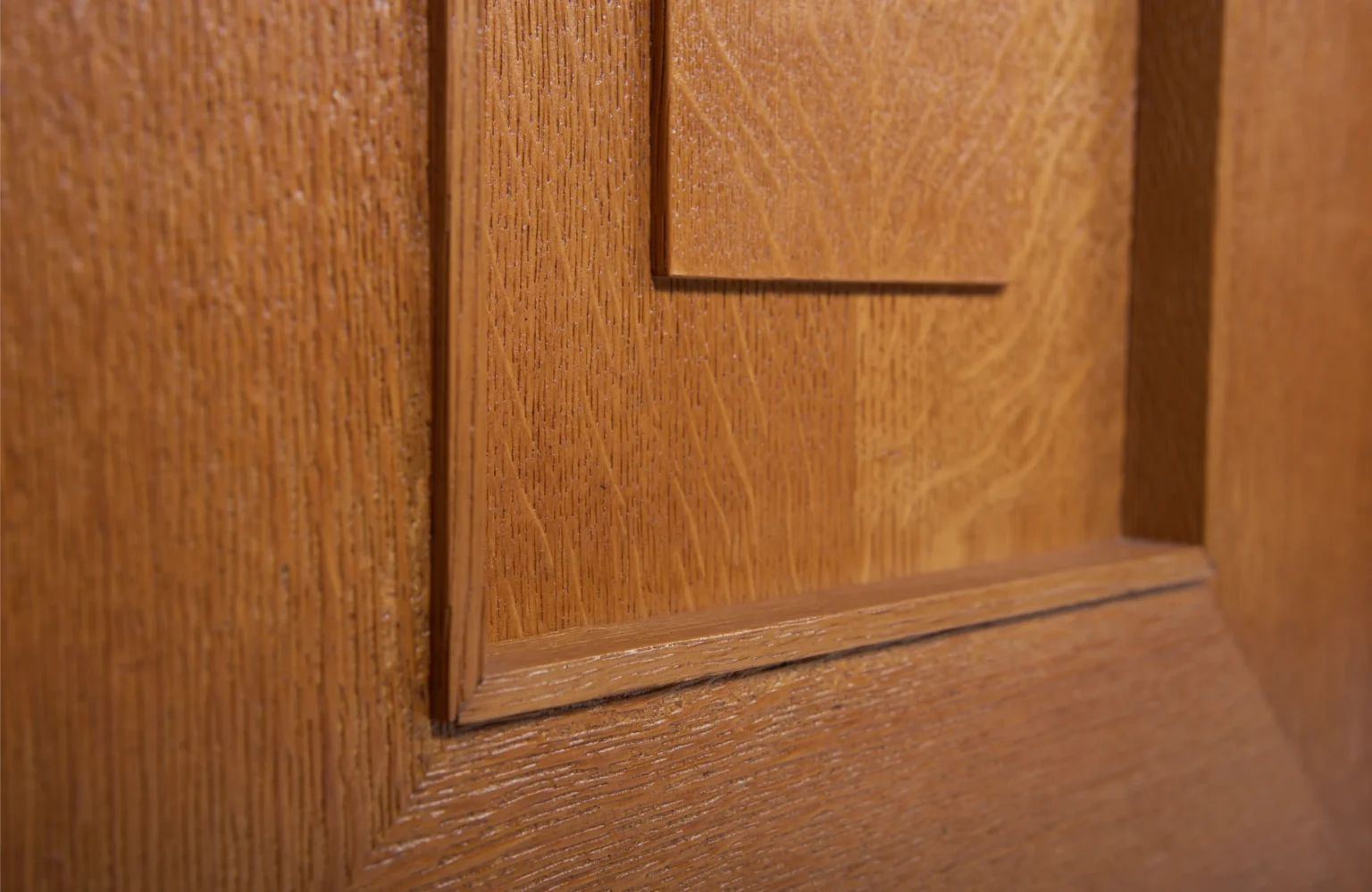 Brutalist Oak Cabinet
