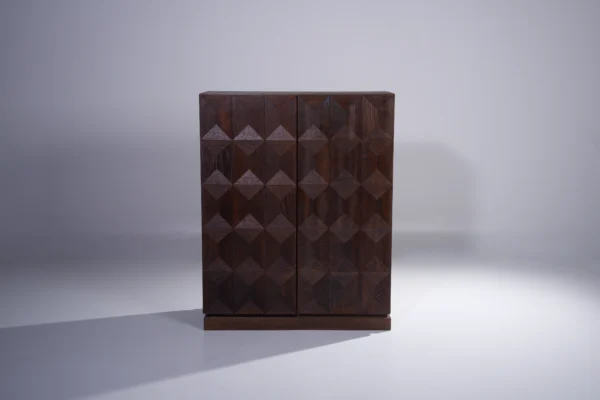 Defour Brutalist Bar Cabinet