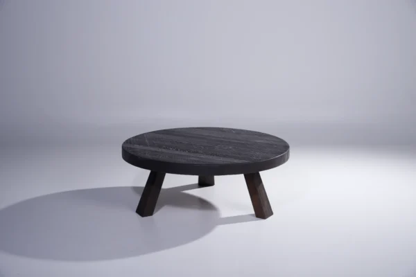 Oak Brutalist Coffee Table