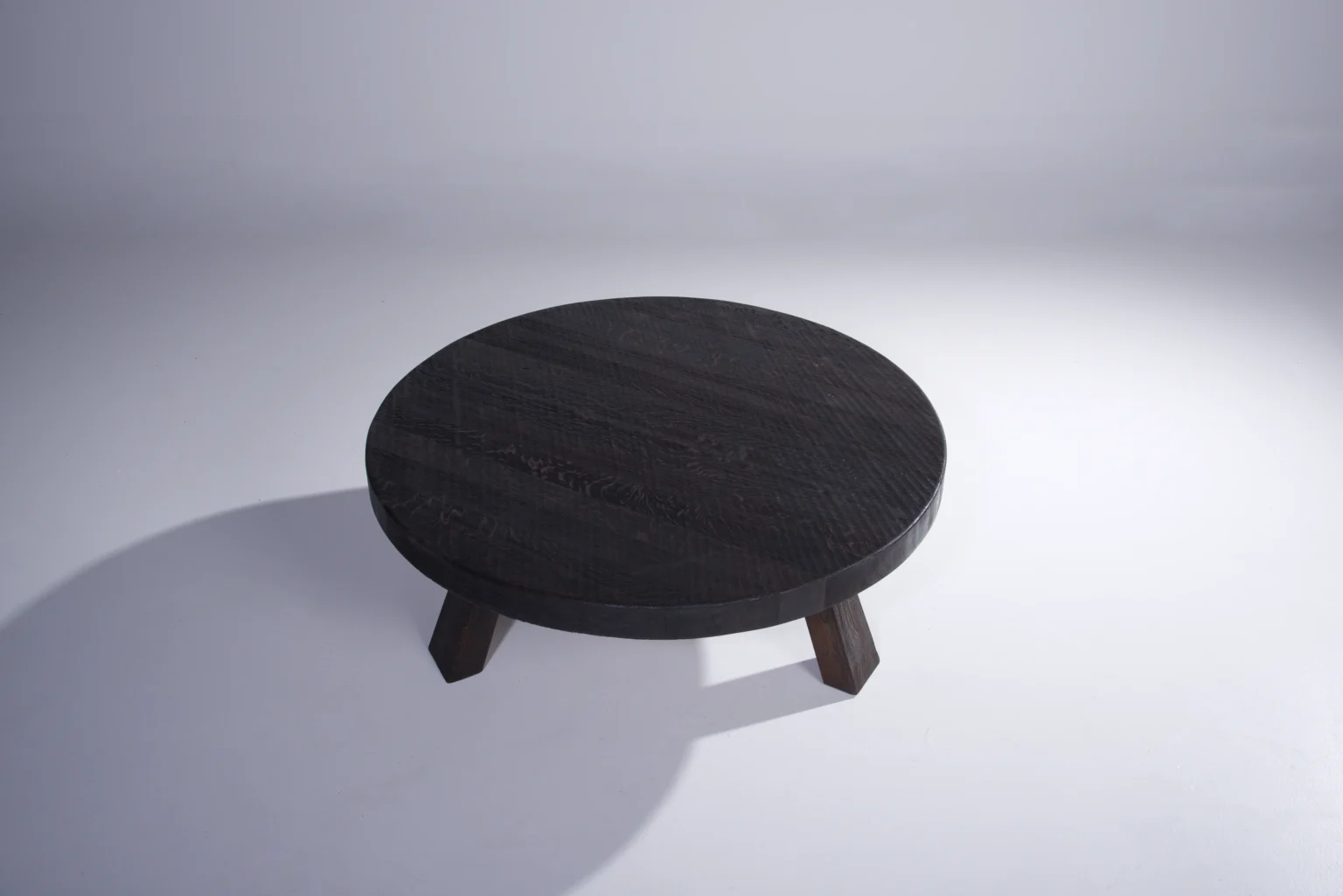 Oak Brutalist Coffee Table