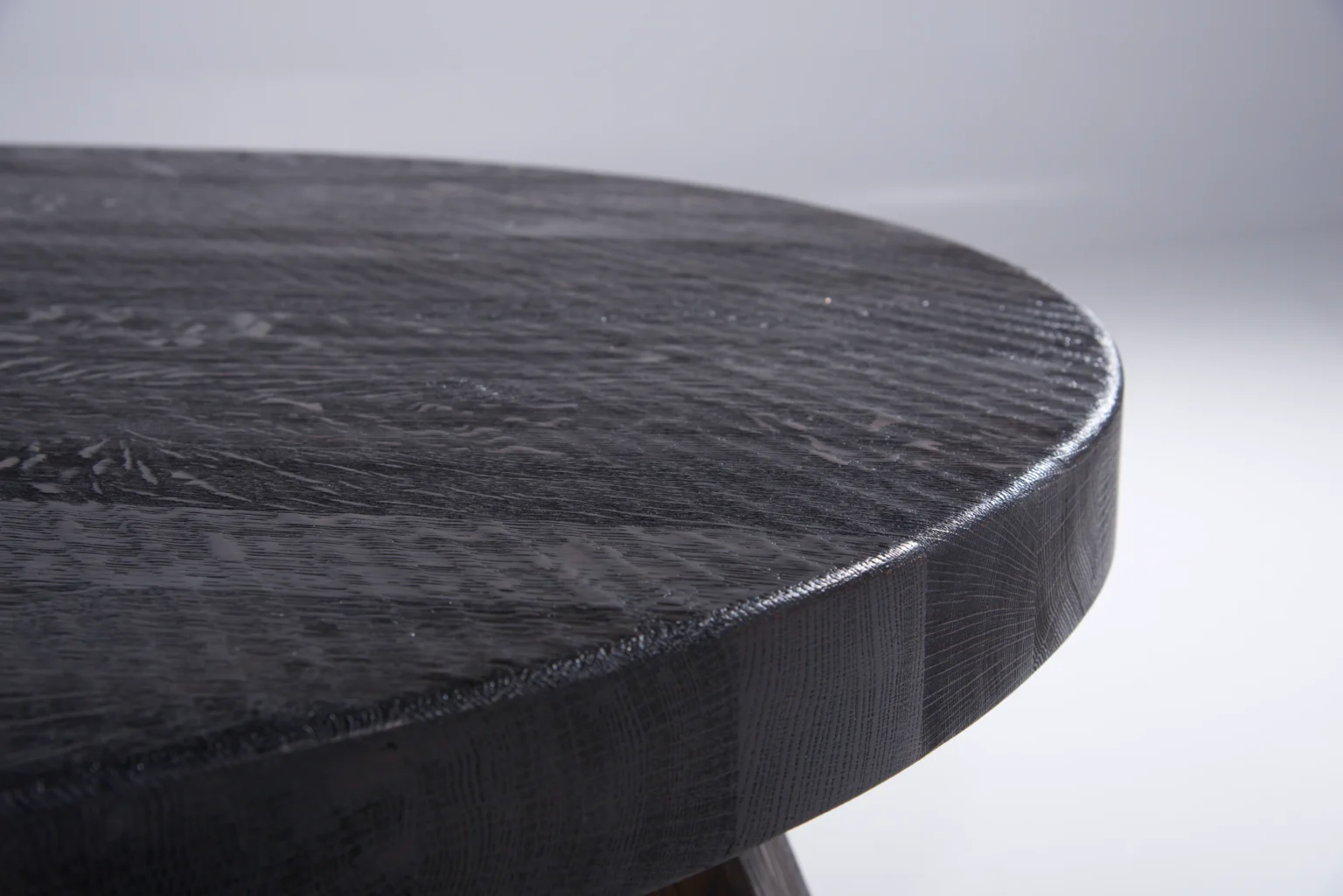 Oak Brutalist Coffee Table