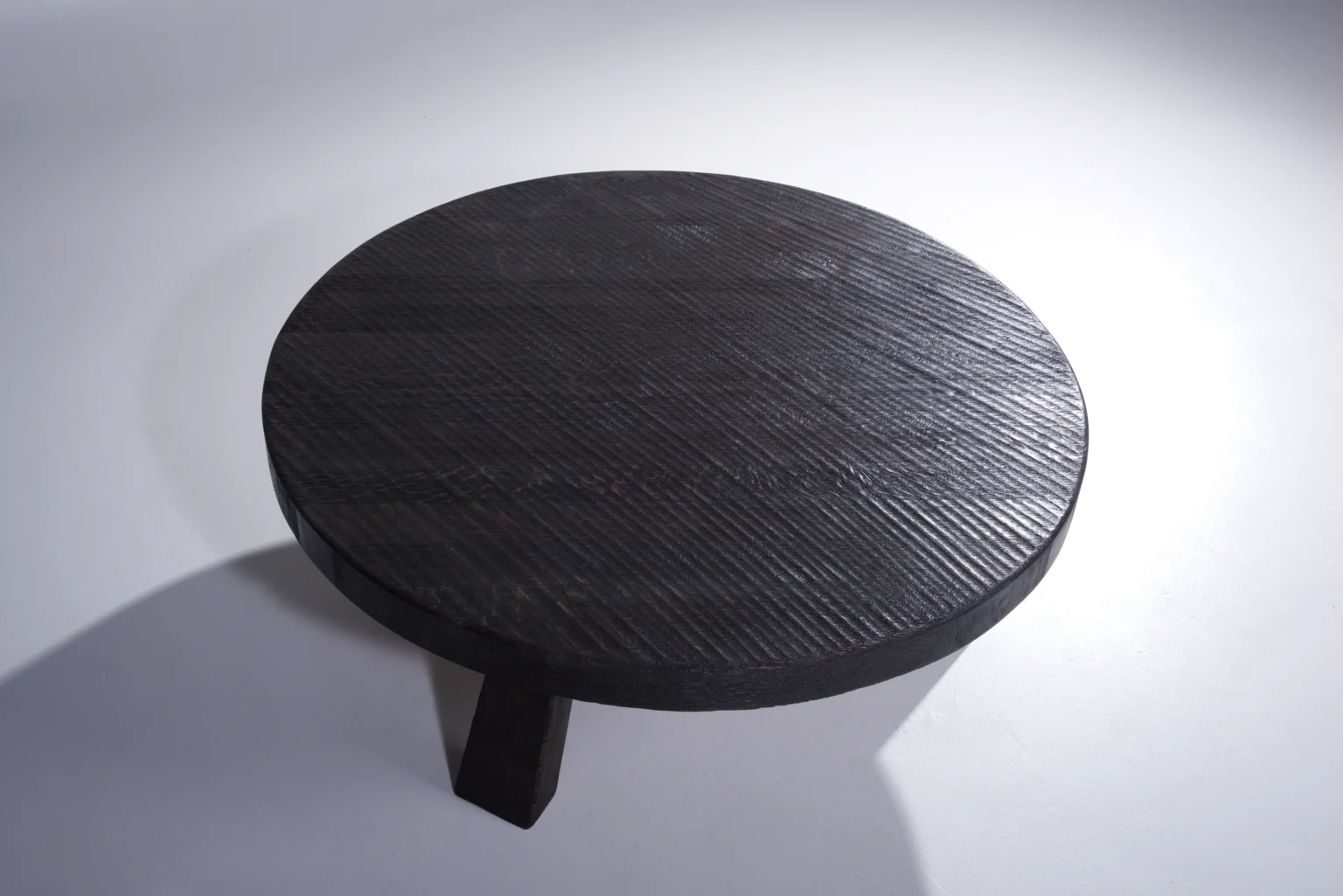 Oak Brutalist Coffee Table