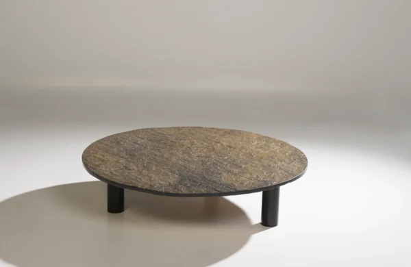 Brutalist Slate Coffee Table, 1970s