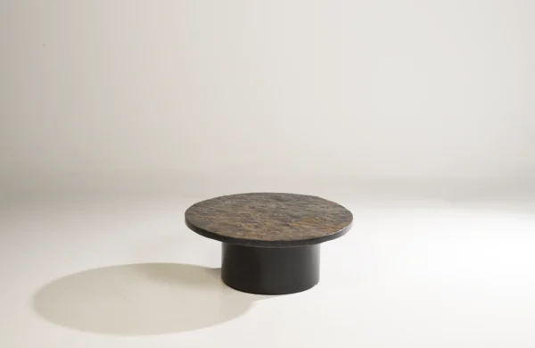 Brutalist Slate Coffee Table, 1970s