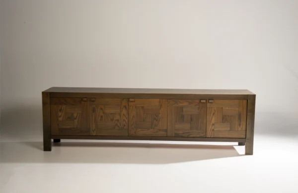 Brutalist Graphical Sideboard Modena, 70s